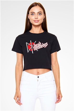 Dead Kennedys Siyah Crop Top Tişört