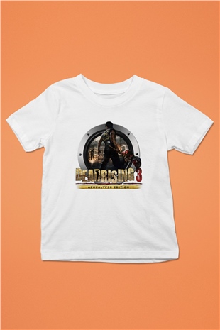 Dead Rising Beyaz Unisex Çocuk Tişört