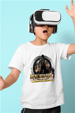 Dead Rising Beyaz Unisex Çocuk Tişört