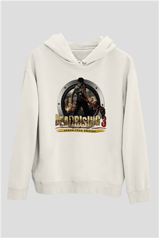 Dead Rising Beyaz Unisex Hoodie