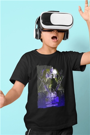 Dead Rising Siyah Unisex Çocuk Tişört