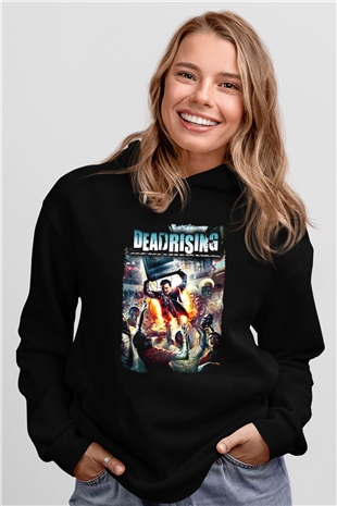 Dead Rising Siyah Unisex Hoodie