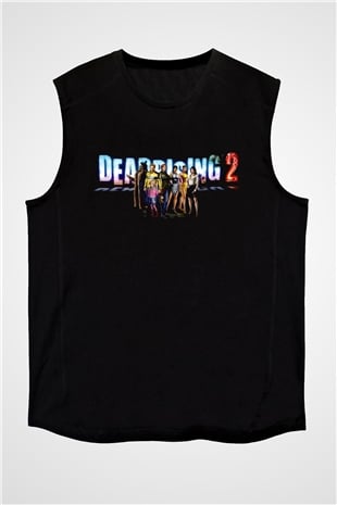 Dead Rising Siyah Unisex Kolsuz Tişört