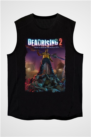 Dead Rising Siyah Unisex Kolsuz Tişört