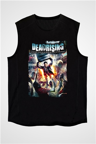 Dead Rising Siyah Unisex Kolsuz Tişört