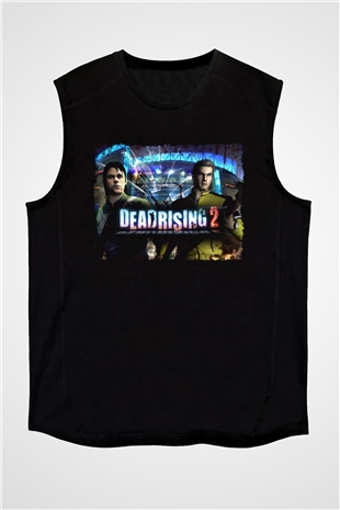 Dead Rising Siyah Unisex Kolsuz Tişört