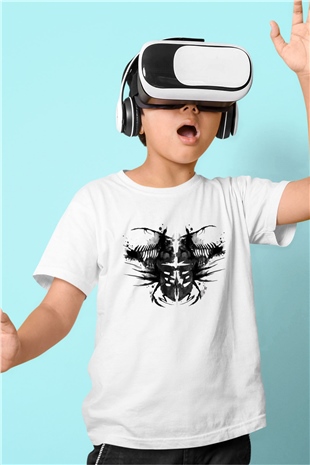 Dead Space Baskılı Beyaz Unisex Çocuk Tişört