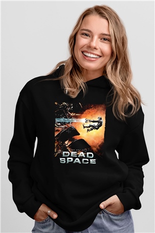 Dead Space Siyah Unisex Hoodie