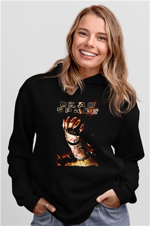 Dead Space Siyah Unisex Hoodie