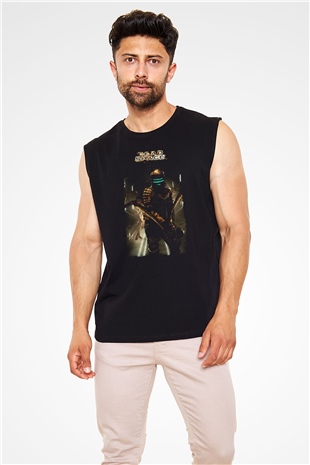 Dead Space Siyah Unisex Kolsuz Tişört