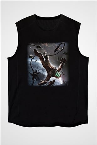 Dead Space Siyah Unisex Kolsuz Tişört