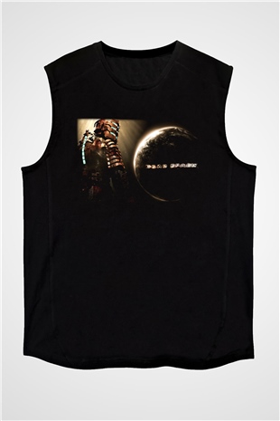 Dead Space Siyah Unisex Kolsuz Tişört