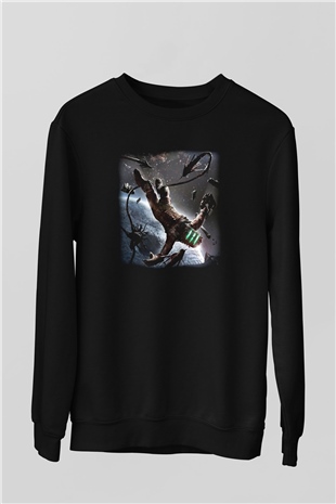 Dead Space Siyah Unisex Sweatshirt