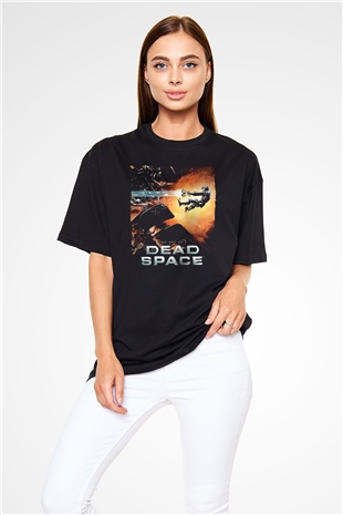 Dead Space Siyah Oversize Tişört Oversize T-shirt