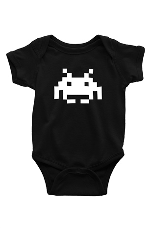 Deadmau5 Baskılı Unisex Siyah Bebek Body - Zıbın