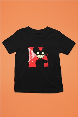 Deadmau5 Baskılı Unisex Siyah Çocuk Tişört
