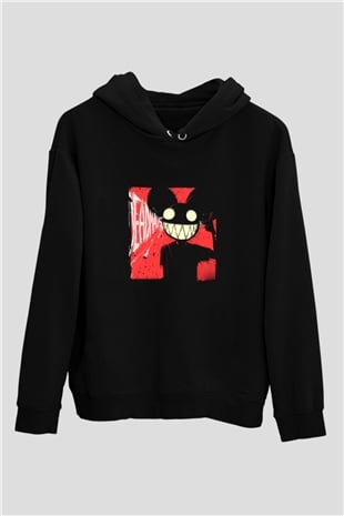Deadmau5 Baskılı Unisex Siyah Hoodie