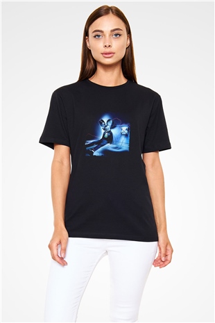 Deadmau5 Baskılı Unisex Siyah Tişört