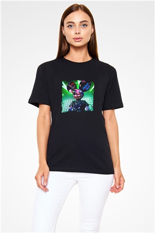 Deadmau5 Baskılı Unisex Siyah Tişört