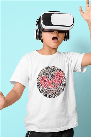 Deadmau5 Beyaz Unisex Çocuk Tişört