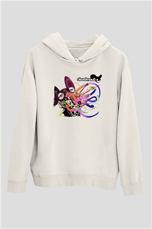 Deadmau5 Beyaz Unisex Kapşonlu Sweatshirt