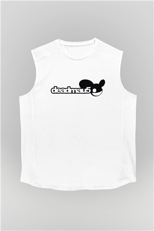 Deadmau5 Beyaz Unisex Kolsuz Tişört