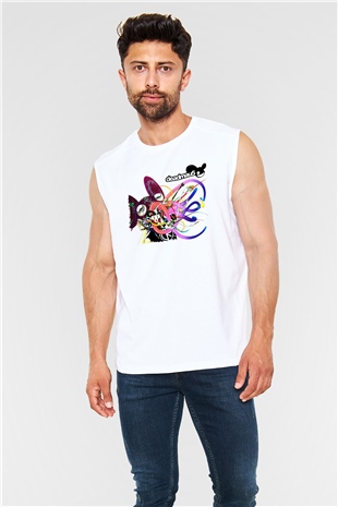 Deadmau5 Beyaz Unisex Kolsuz Tişört