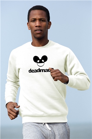 Deadmau5 Beyaz Unisex Sweatshirt