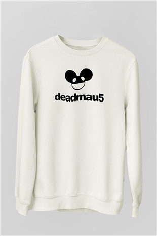 Deadmau5 Beyaz Unisex Sweatshirt