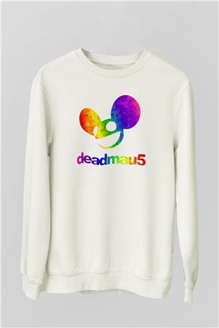 Deadmau5 Beyaz Unisex Sweatshirt