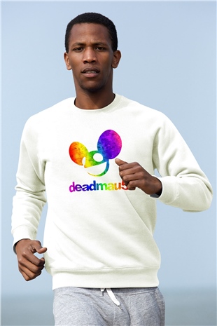 Deadmau5 Beyaz Unisex Sweatshirt