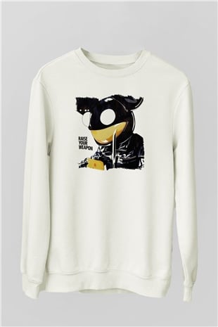 Deadmau5 Beyaz Unisex Sweatshirt