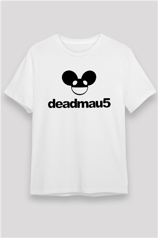 Deadmau5 Beyaz Unisex Tişört T-Shirt - TişörtFabrikası