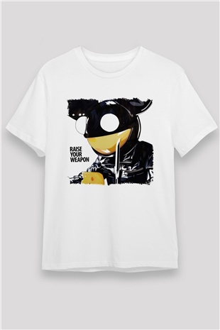 Deadmau5 Beyaz Unisex Tişört T-Shirt - TişörtFabrikası