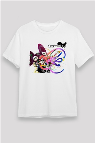 Deadmau5 Beyaz Unisex Tişört T-Shirt - TişörtFabrikası