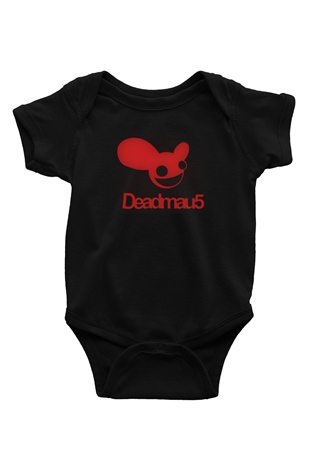 Deadmau5 Siyah Bebek Body - Zıbın