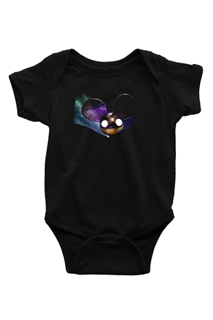 Deadmau5 Siyah Bebek Body - Zıbın