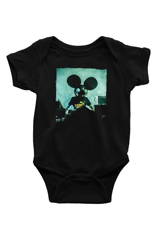 Deadmau5 Siyah Bebek Body - Zıbın
