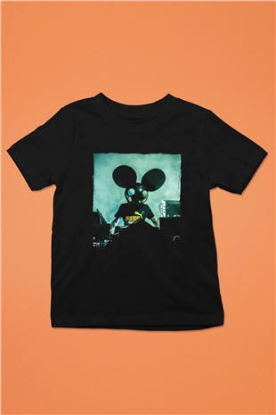 Deadmau5 Siyah Unisex Çocuk Tişört