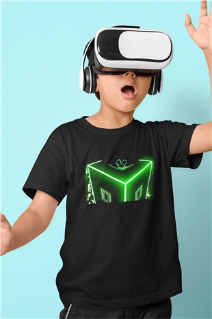 Deadmau5 Siyah Unisex Çocuk Tişört