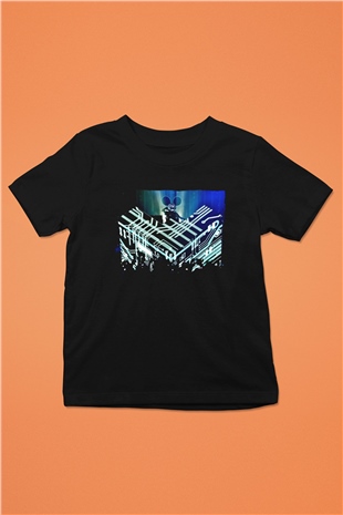 Deadmau5 Siyah Unisex Çocuk Tişört