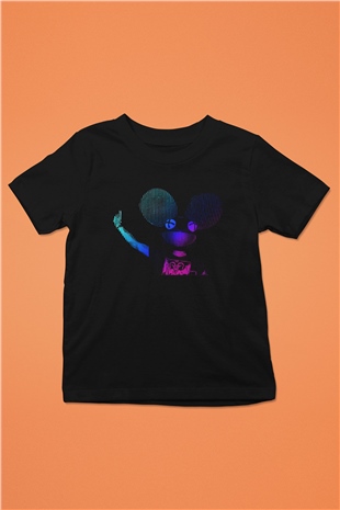 Deadmau5 Siyah Unisex Çocuk Tişört