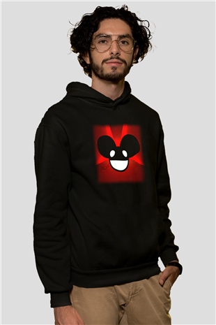 Deadmau5 Siyah Unisex Hoodie