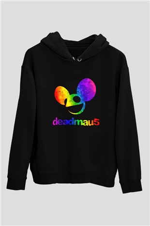 Deadmau5 Siyah Unisex Hoodie