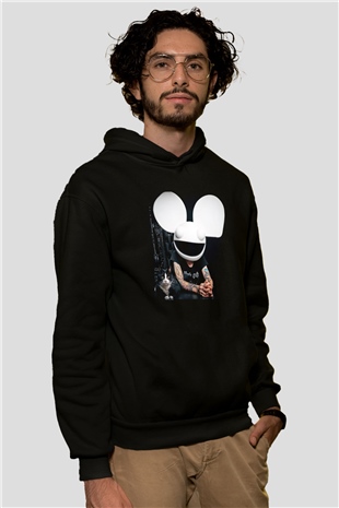 Deadmau5 Siyah Unisex Hoodie