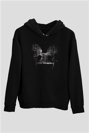 Deadmau5 Siyah Unisex Kapüşonlu Sweatshirt