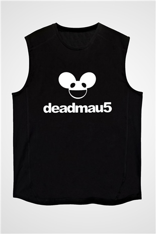 Deadmau5 Siyah Unisex Kolsuz Tişört