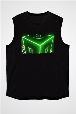 Deadmau5 Siyah Unisex Kolsuz Tişört