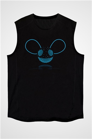 Deadmau5 Siyah Unisex Kolsuz Tişört