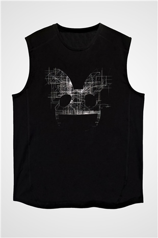 Deadmau5 Siyah Unisex Kolsuz Tişört